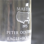 Peter Oosterhuis' 1973 Masters Tournament Eagle Hole No. 2 Crystal Steuben Glass