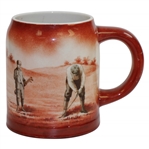 Vintage Lenox Red/Auburn Golf Scene Stein in Excellent Condition