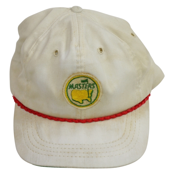 Vintage Masters Tournament Circle Logo Patch Hat with Red Band