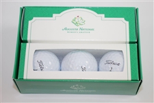 Half-Dozen Augusta National Women's Amateur Undated Titleist Logo Golf Balls in Box - Unused