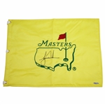 Tiger Woods Signed Undated Masters Embroidered Flag UDA #SHO035205