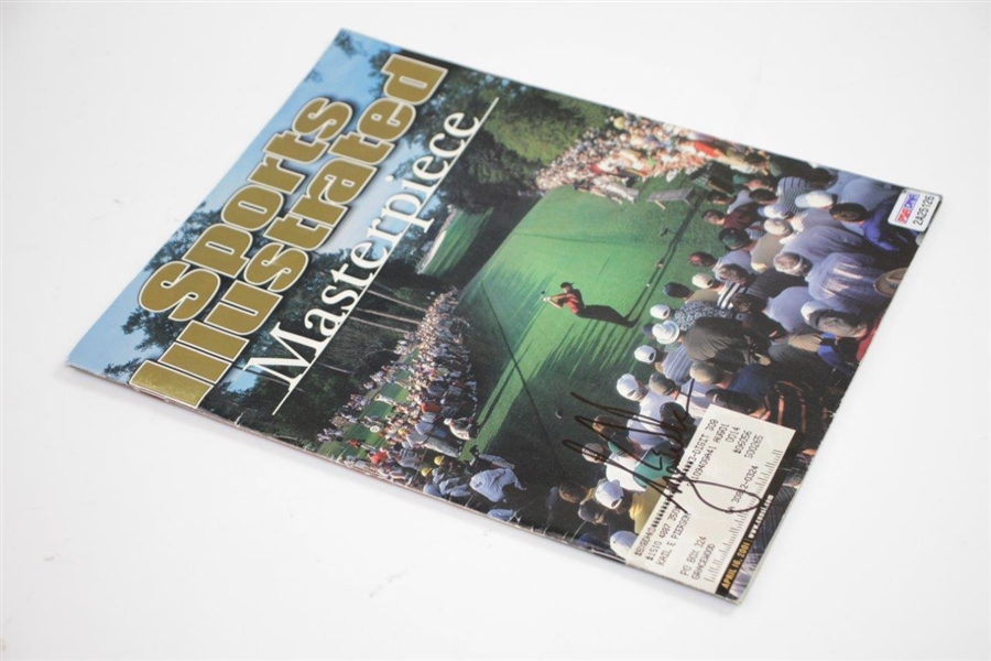 Tiger Woods Signed April 16,2001 Sports Illustrated 'Masterspiece' Magazine PSA/DNA #2A25126