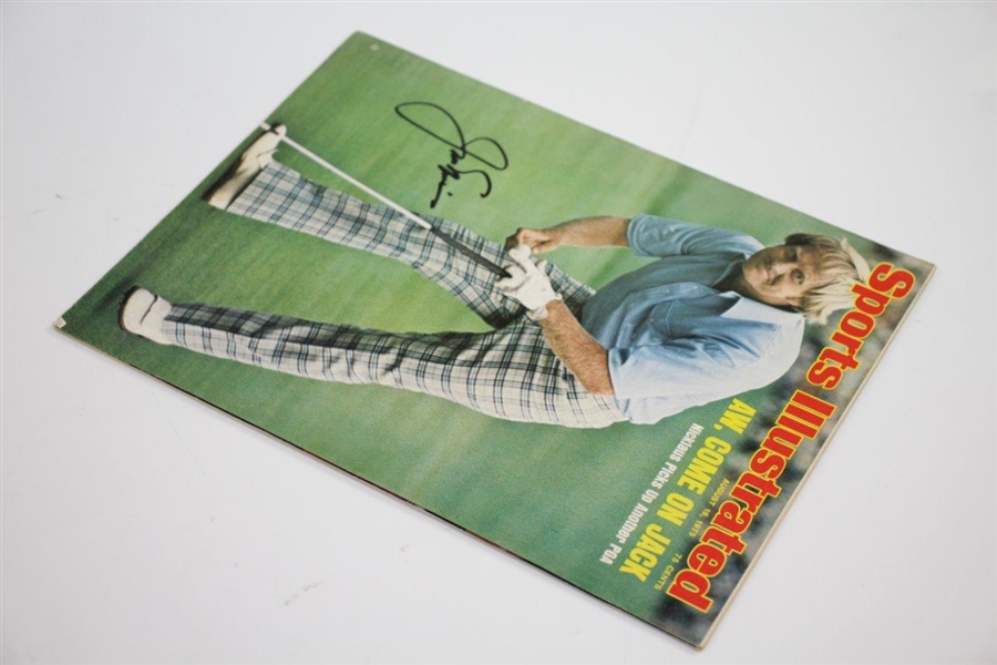 Jack Nicklaus Signed August 18, 1975 Sports Illustrated Magazine JSA #H68907