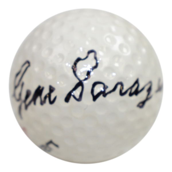 Gene Sarazen Signed Uarco 4 Logo Golf Ball in Black Sharpie FULL JSA #X61184