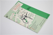 Jack Nicklaus Signed 1972 Masters Tournament Spectator Guide JSA #GG44611