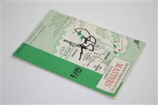 Jack Nicklaus Signed 1972 Masters Tournament Spectator Guide JSA #GG44611
