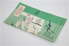 Jack Nicklaus Signed 1986 Masters Tournament Spectator Guide JSA #CC30722