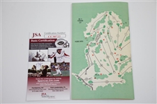 Jack Nicklaus Signed 1986 Masters Tournament Spectator Guide JSA #CC30722