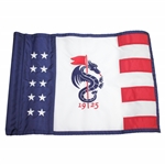 Monterrey Golf Club Course Used Fourth of July Logo Flag