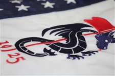 Monterrey Golf Club Course Used Fourth of July Logo Flag