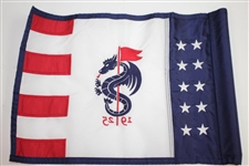 Monterrey Golf Club Course Used Fourth of July Logo Flag
