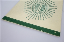 1974 Masters Tournament Commemorative 'Winners' Pennant - Names & Golf Ball Design