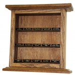 Nice Wooden Custom 15 Slot Golf Ball Display with Vintage Golf Ball Nameplates