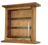 Nice Wooden Custom 15 Slot Golf Ball Display with Vintage Golf Ball Nameplates