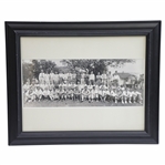 1935 Masters Tournament Field Photo - Facsimile Presentation Photo - No Signatures - Framed