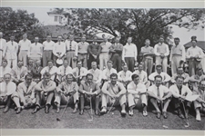 1935 Masters Tournament Field Photo - Facsimile Presentation Photo - No Signatures - Framed