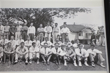 1935 Masters Tournament Field Photo - Facsimile Presentation Photo - No Signatures - Framed