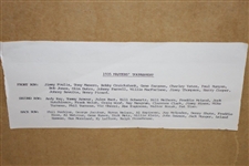 1935 Masters Tournament Field Photo - Facsimile Presentation Photo - No Signatures - Framed