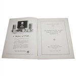 1928 PGA Championship at Baltimore Country Club Program - Walter Hagen Cover - Rare