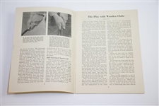 1929 Bobby Jones 'How To Play Golf' Booklet - Compliments of The Atlanta Journal