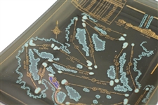 Classic Masters Tournament Aerial Course Layout Dish/Tray with Hole Descriptions & Length