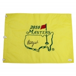 Phil Mickelson Signed 2010 Masters Embroidered Flag FULL JSA #BB22129