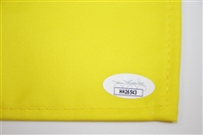 Viktor Hovland Signed 2019 Masters Embroidered Flag with '1st Masters' FULL JSA #HH26543