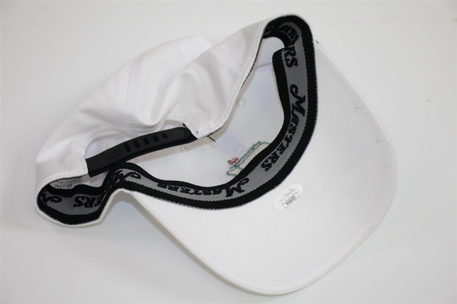 Phil Mickelson Signed Masters Undated White Logo Caddy Hat JSA #HH26533