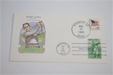 Set of 5 Double Stamped Bobby Jones Grand Slam First Day Covers