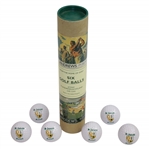 St. Andrews Full Golf Ball Set - 6 Logo Balls with St. Andrews Crest & Tube