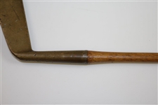 Circa 1905 Bridgeport Gun Impliment Co. (BGI) Brass Putter with BGI Shaft Stamp