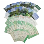 1970-2019 Masters Tournament Official Spectator Guides - 49 Offered!