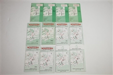 1970-2019 Masters Tournament Official Spectator Guides - 49 Offered!