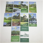 1970-2019 Masters Tournament Official Spectator Guides - 49 Offered!