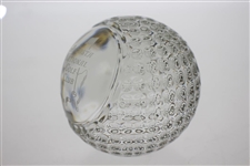 Augusta National Golf Club Tiffany and Co. Undated Crystal Golf Ball in Original Tiffany Box