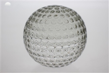 Augusta National Golf Club Tiffany and Co. Undated Crystal Golf Ball in Original Tiffany Box
