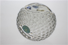 Augusta National Golf Club Tiffany and Co. Undated Crystal Golf Ball in Original Tiffany Box