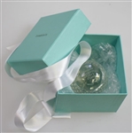 Augusta National Golf Club Tiffany and Co. Undated Crystal Golf Ball in Original Tiffany Box