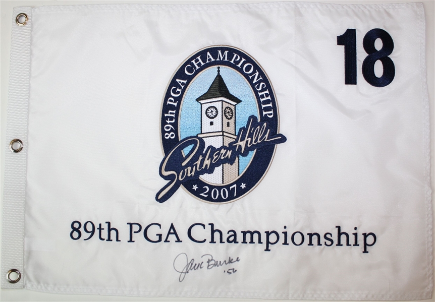 Thirteen Single Signed 2007 PGA Championship Flags by Past Champs JSA ALOA