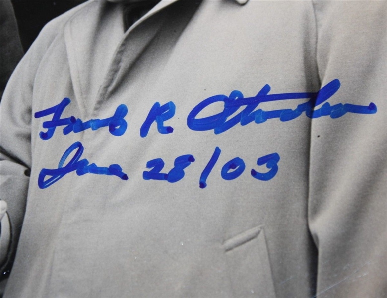 Frank Stranahan Signed Original (G.M. Cowie) Photo - Stranahan at St. Andrews JSA ALOA