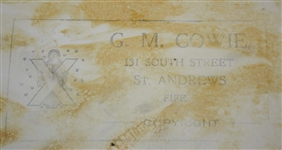 Frank Stranahan Signed Original (G.M. Cowie) Photo - Stranahan at St. Andrews JSA ALOA