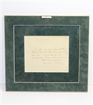 Douglas McEwan Hand-Written Letter on D. McEwan & Son Letterhead JSA ALOA