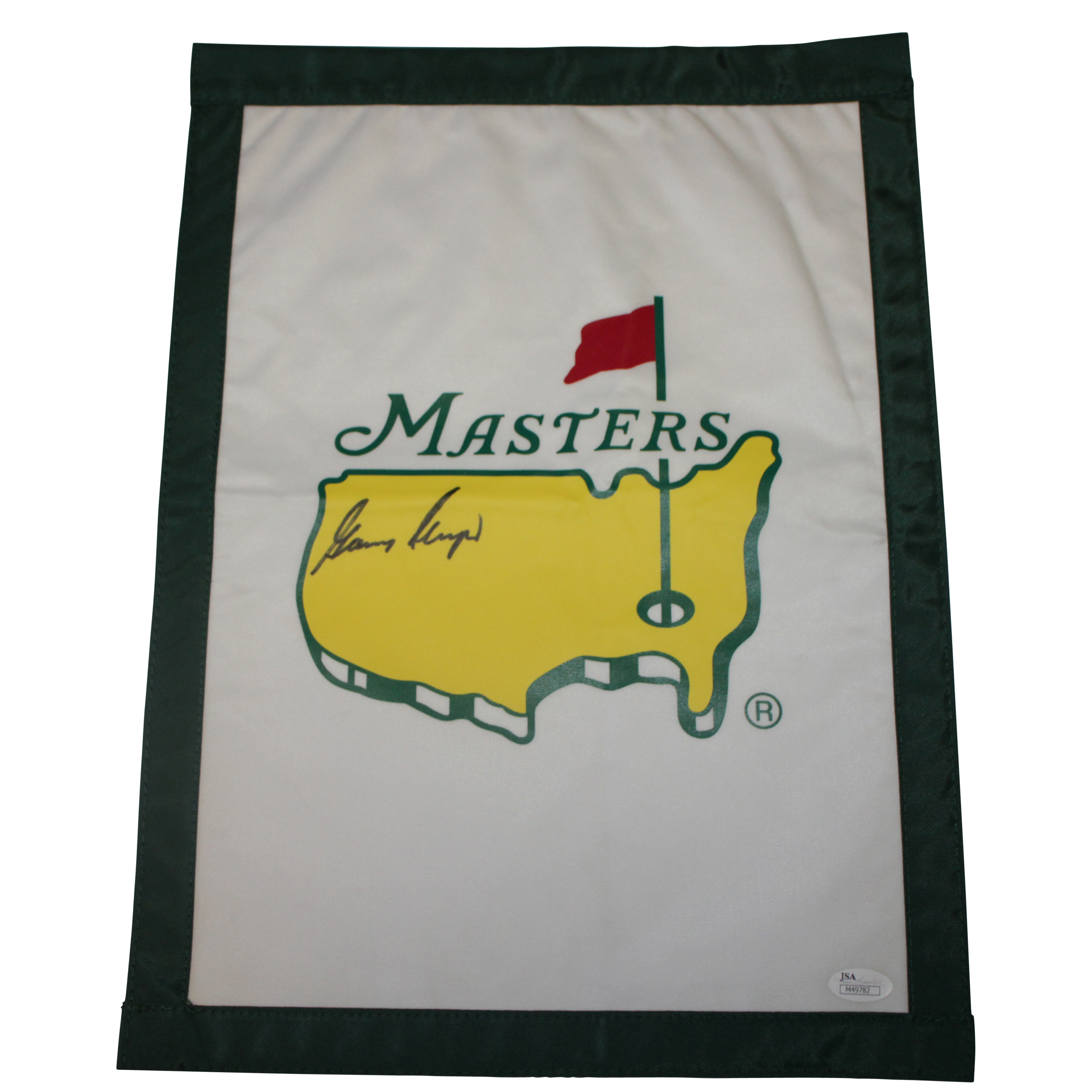 Lot Detail - Gary Player Signed Undated Masters Garden Flag JSA #M49782