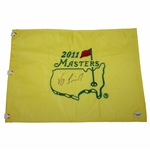 Vijay Singh Signed 2011 Masters Embroidered Flag JSA ALOA