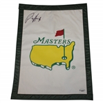Padraig Harrington Signed Undated Masters Garden Flag JSA ALOA