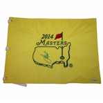 Lee Westwood Signed 2014 Masters Embroidered Flag JSA ALOA