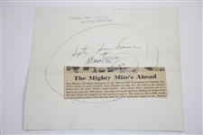 Ben Hogan 1954 Masters Original Wire Photo from Title Defense of 1953 Win - Bunker Shot