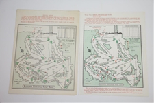 Masters Pairing Sheets from Jack Nicklaus' Third & Last Masters Wins - 1966 Saturday & 1986 Sunday