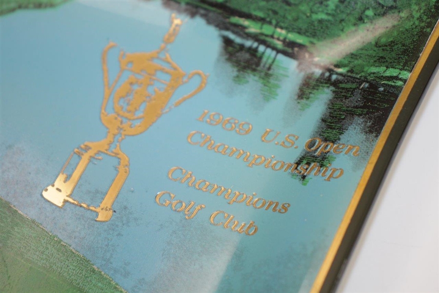 1969 US Open Championship at Champion's Golf Club Candy Glass Dish/Tray