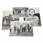 Major Champions Nagle, Thomson, Burke, & Brewer Signed Wire Photos JSA ALOA